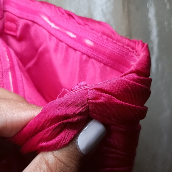 🩷 HOST PICK Oleg Cassini Strapless Evening or Bridesmaid Gown Size 12 - Picture 9 of 12